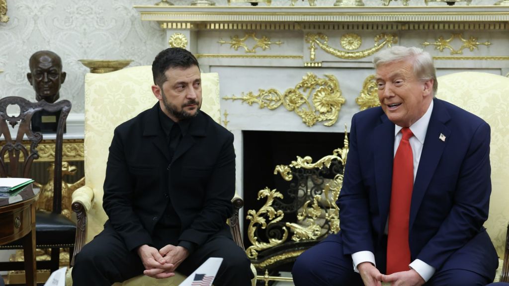 ترامب و الرئيس الاوكراني