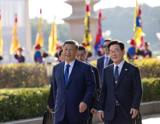 رئيسا كوريا الجنوبية والصين