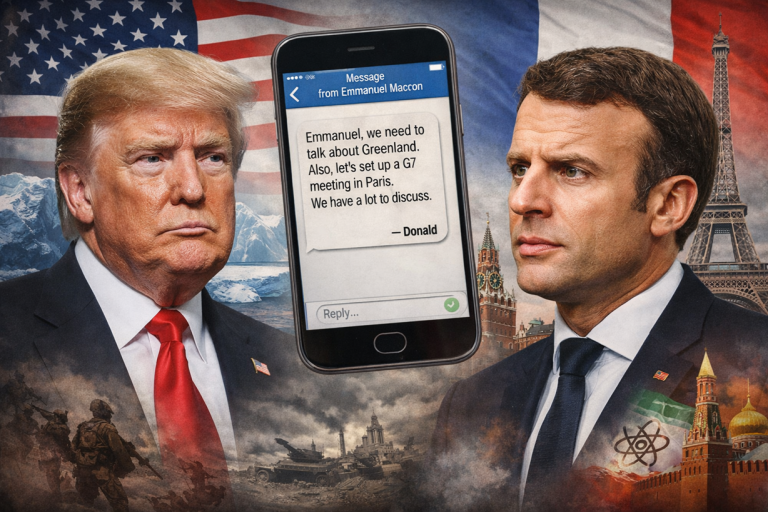 ترامب وماكرون