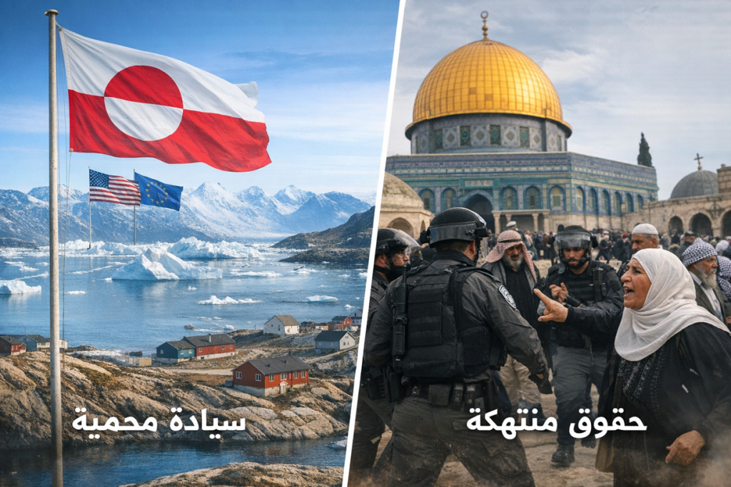 غرينلاند وفلسطين