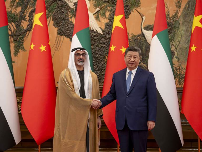 الصين وابوظبي