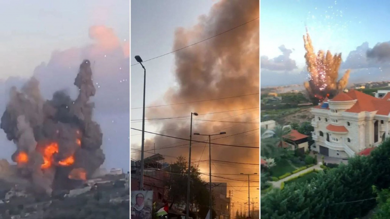 غارات مكثفة