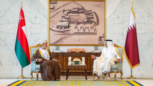 سلطان عُمان وأمير قطر