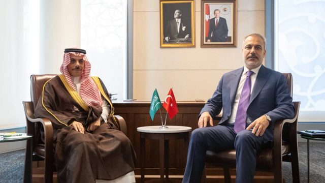 وزيرا خارجية السعودية وتركيا