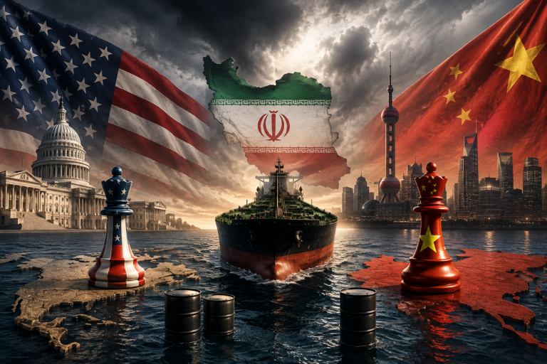 الولايات المتحدة والصين وإيران