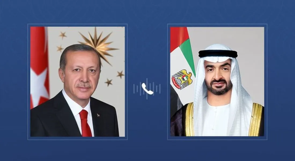 محمد بن زايد وأردوغان